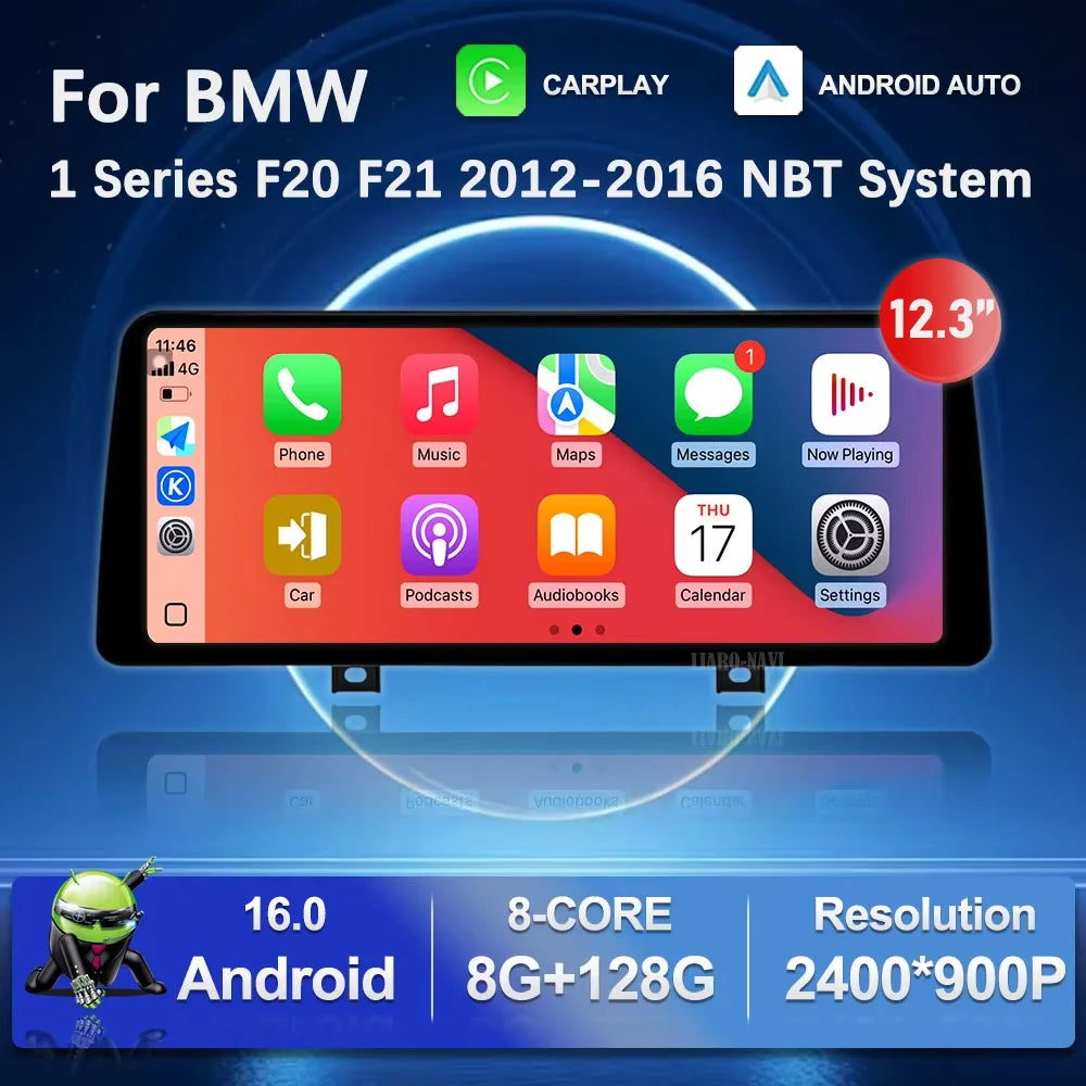 for BMW 1 Series F20 F21 2012 - 2016 NBT System Car Radio Multimedia Player Android 16 Car