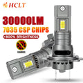 H7 Mini LED Headlight Bulb 300000LM 1:1 MINI Size Plug and Play Auto Lamp With Fan 7035 CS