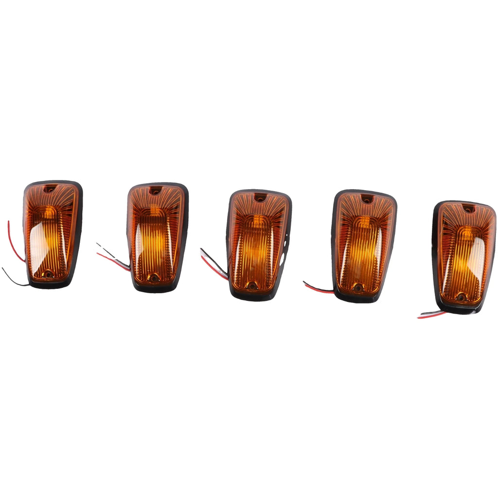 Amber LED Cab Marker Roof Lights Roof Clearance Lights Top Clearance Light For 1988-2002 C