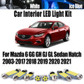 LED Interior Light Kit for Mazda 6 GG GH GJ GL Sedan Hatch 2003-2017 - Canbus Dome Map Door Trunk Bulbs | AUTOKITSHOP