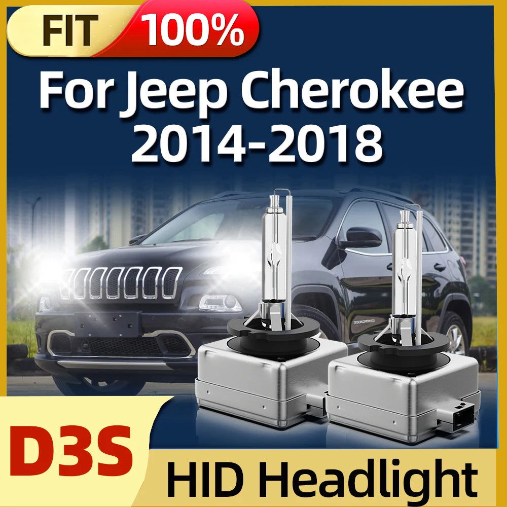 Roadusn 2pcs/lot 12V 35W D3S Car HID Bulbs 6000K White Xenon Headlight for 2014 2015 2016