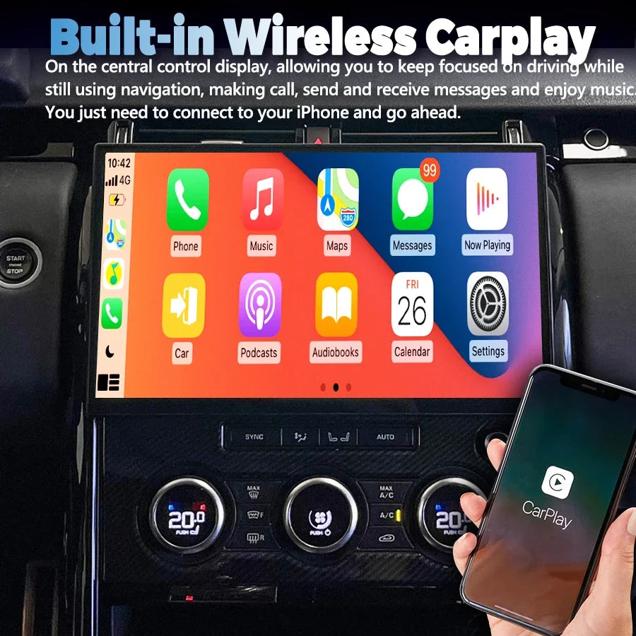 13inch Android 15 For Land Rover Discovery 5 2013-2020 Multimedia Player Radio Carplay Aut | AUTOKITSHOP
