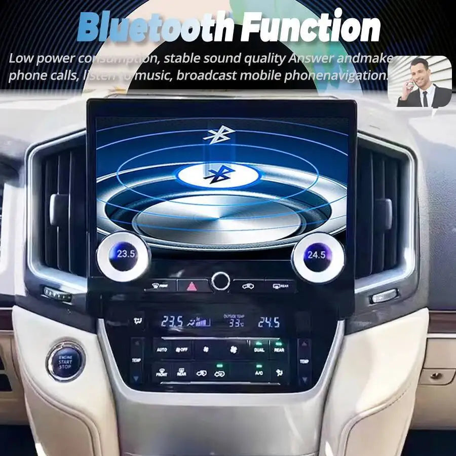 11.6inch Car Radio QLED Car Multimídia Player HU For Toyota Land Cruiser 2016-2022 Carplay