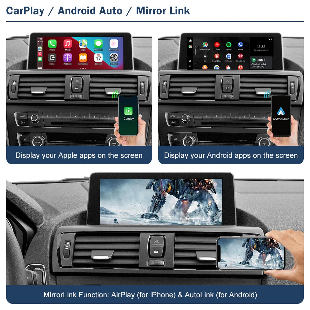 Road Top Wireless CarPlay for BMW 1 2 Series F20 F21 F22 F23 F45 2011-2020 NBT EVO with Mi | AUTOKITSHOP