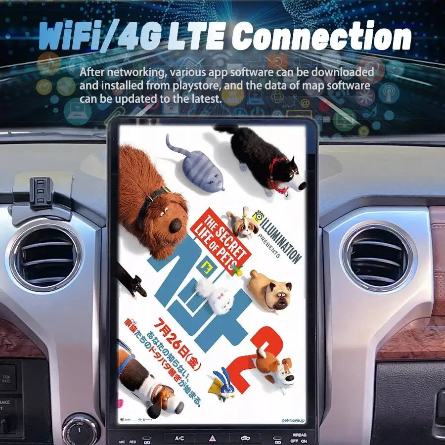 Navigation Auto Radio GPS 4G WiFi Head Unit 16.8" Android Screen Stereo Car Multimedia Vid | AUTOKITSHOP