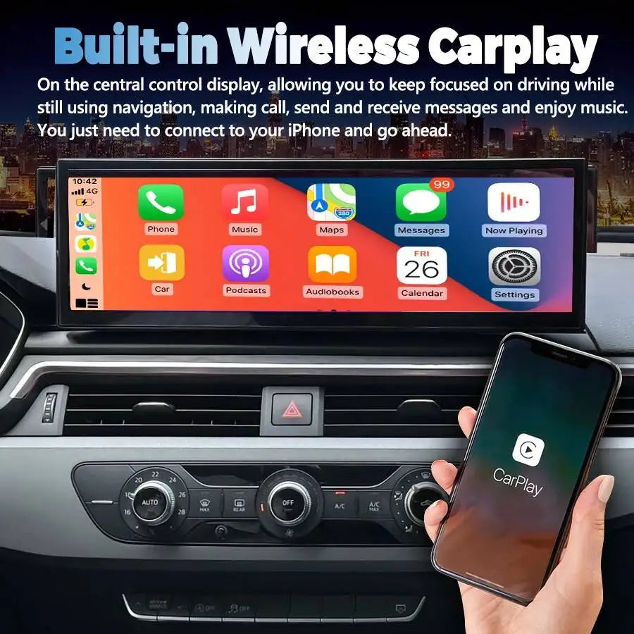14.9inch Car Radio For AUDI A6 A7 A6L 2012-2018 Wireless CarPlay Navi CarPlay Autoradio St