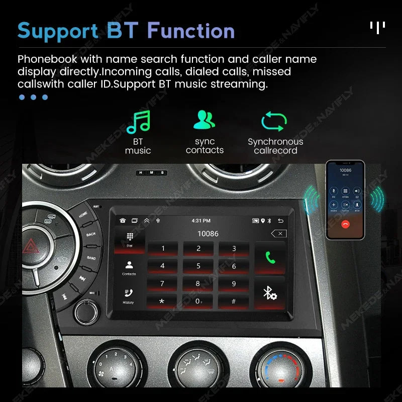 Android All in One 2 Din Car Radio for Ssangyong Kyron Actyon 2005-2011 Wireless Carplay A | AUTOKITSHOP
