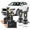 BEVINSEE H7 D3S LED Headlight Bulbs for BMW E90 E91 E92 for Audi A4 B7/B8 for VW Golf MK5/