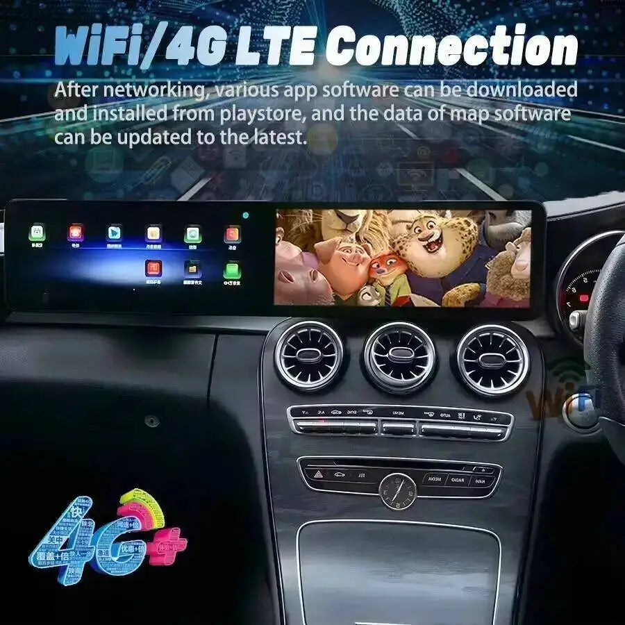 RGB - Ambient Light - for Mercedes CClass C180 W205 2016-2022 - Car Interior Lighting | AUTOKITSHOP