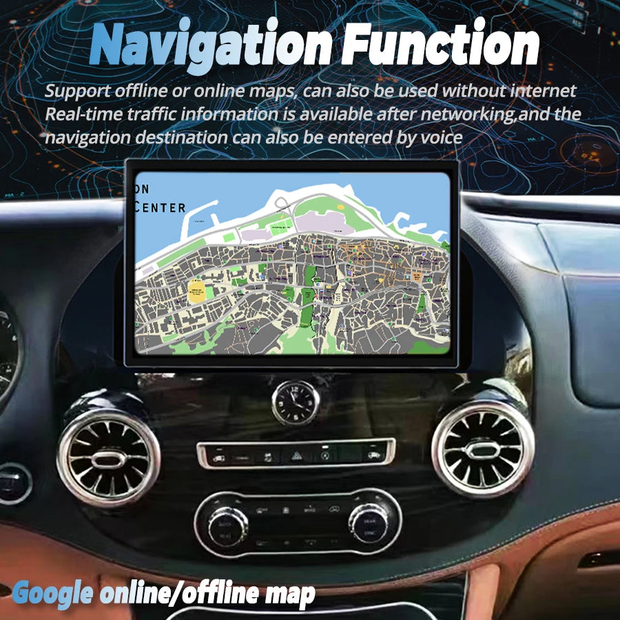 13.3inch Android 13 For Mercedes Benz Vito W447 2014-2021 Car Multimedia GPS Navigation Au | AUTOKITSHOP