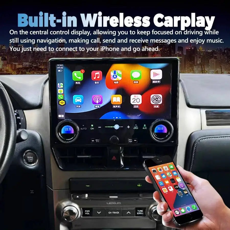 For Lexus GX400 GX460 2009-2023 Upgrade 2024 GX550 Video Player Stereo Car GPS Navigation  | AUTOKITSHOP