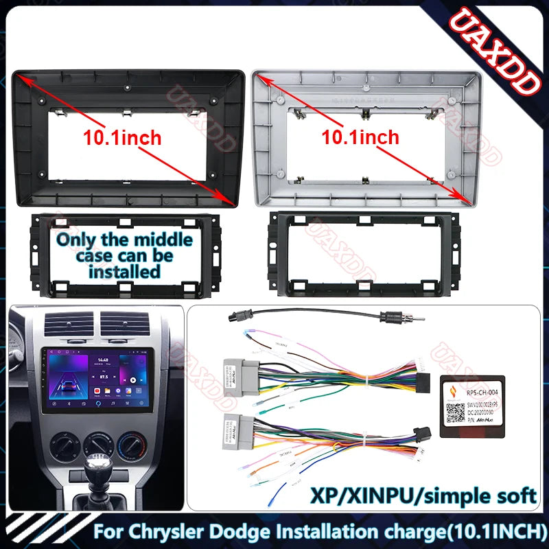 For Chrysler Dodge Installation Charge 10.1INCH Car Radio Android Stereo Audio Screen Mult