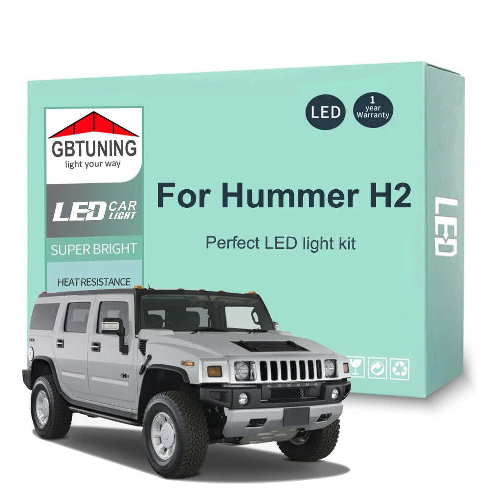 LED Interior Light Kit for Hummer H2 - Canbus Error-Free Bulbs | AUTOKITSHOP