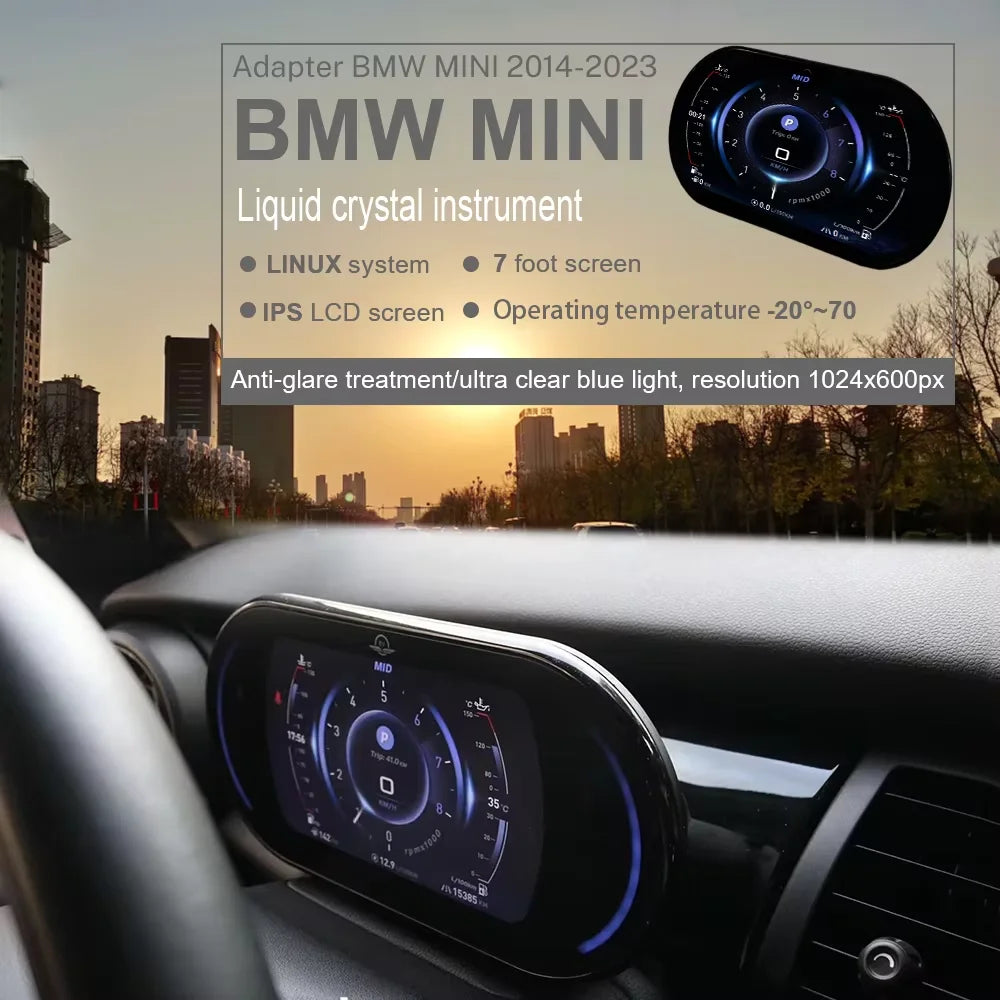 Car LCD Digital Cluster Virtual Cockpit SpeedMeter Dash for BMW NEW MINI COOPER F54 F55 20
