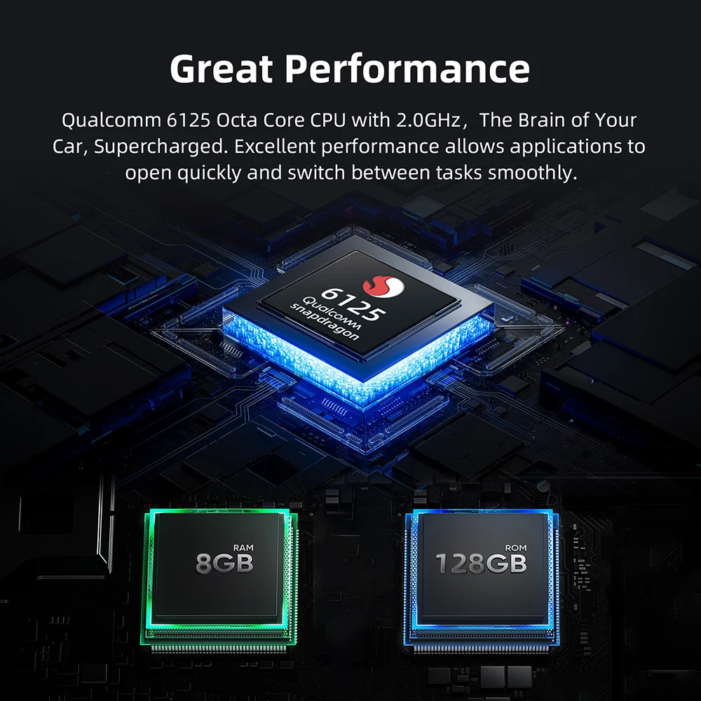 Android 13 AI Box QCM6125 For BMW Cars Wireless CarPlay For BMW ID6 ID7 ID8 ID9 Touch Scre
