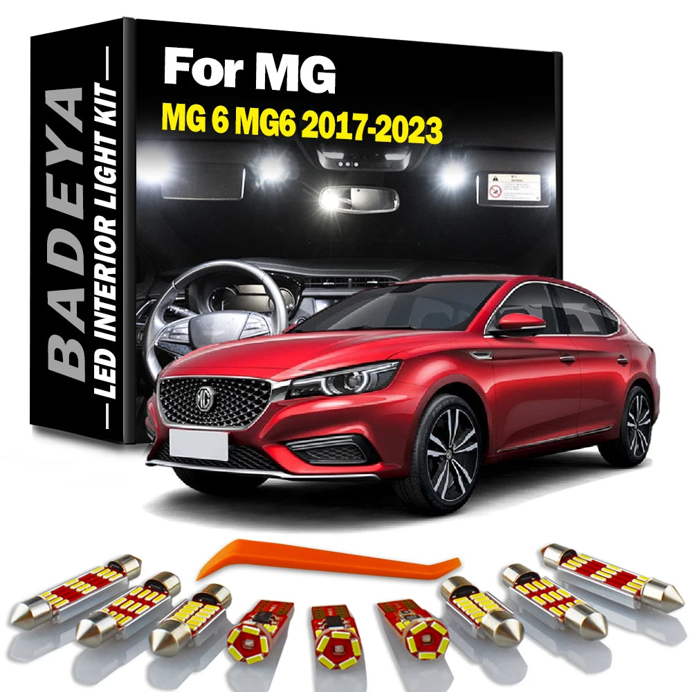 8-Piece LED Interior Light Kit for MG MG6 - Canbus Error-Free Interior Bulbs