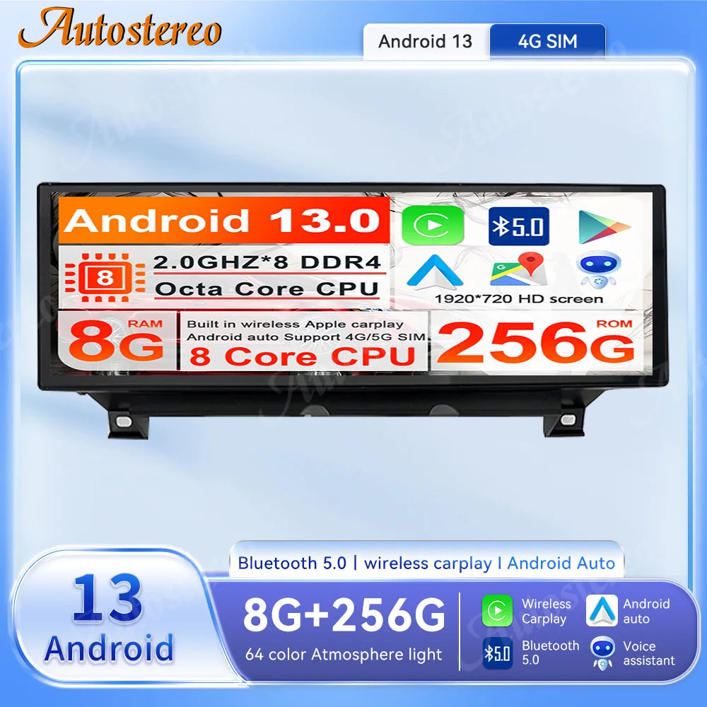 ID8 14.9 Inch Android14 Carplay For BMW 7 Series F01 F02 F03 F04 Car Multimedia Player GPS