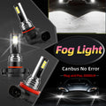 2x 20000LM H8 H11 Front Fog Lamp HB4 9145 H16JP H10 LED Bulb Fog Lights Canbus 5202 6000K
