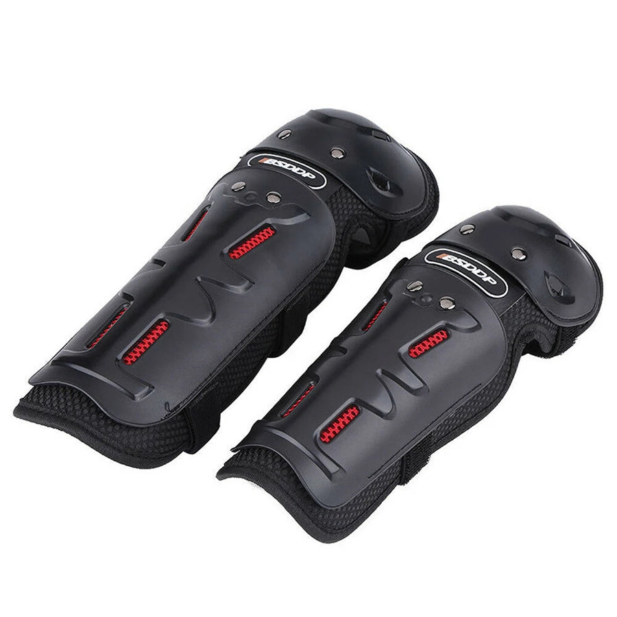 Motorcycle ATV Elbow Arm Leg Knee Shin Armor Guard Shield Cover Protector 4Pcs