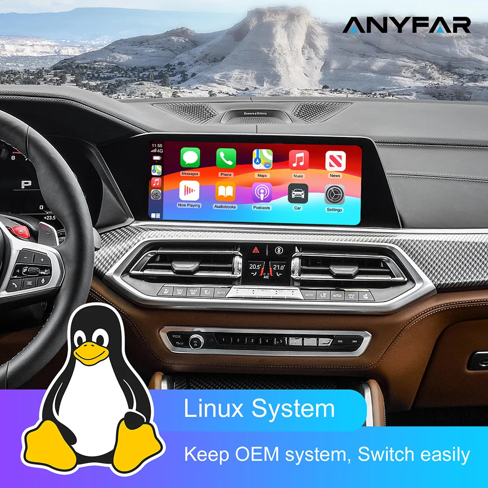 Wireless CarPlay Android Auto For BMW 1 2 3 4 5 6 7 Series F10 F11 F07 F01 F02 F03 F04 EVO | AUTOKITSHOP