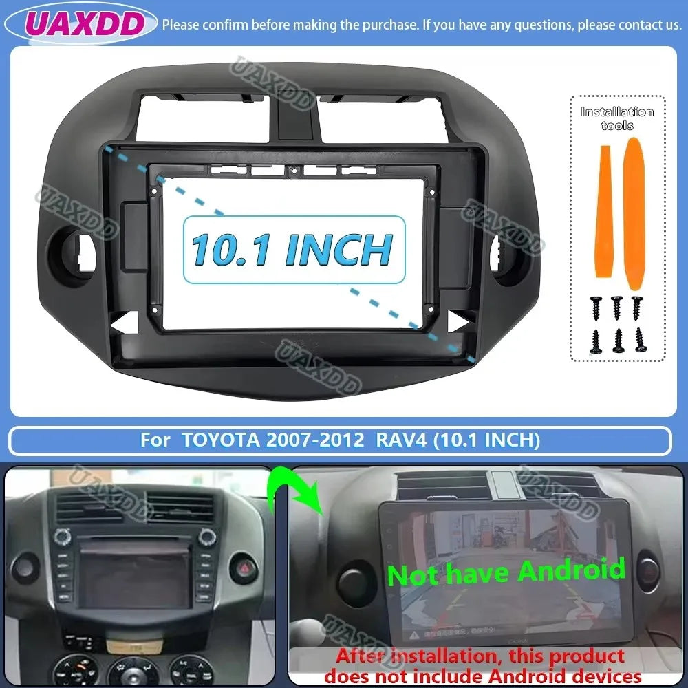 For 2006-2013 Toyota rav4 9 inch radio android stereo frame panel fascia dashboard audio p
