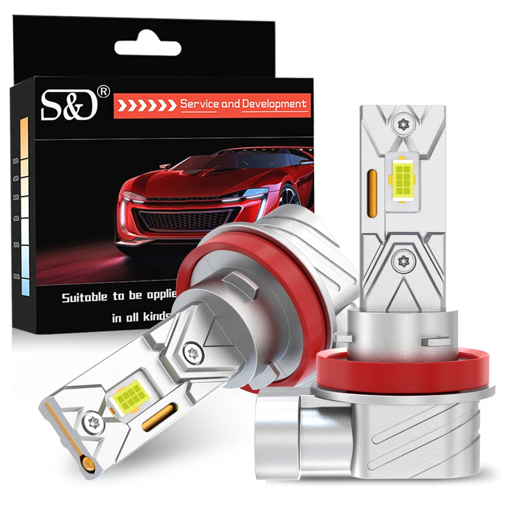 22000LM H8 H9 H11 H16JP LED Headlight 120W Super Bright 6500K Canbus 9005 HB3 9006 HB4 LED
