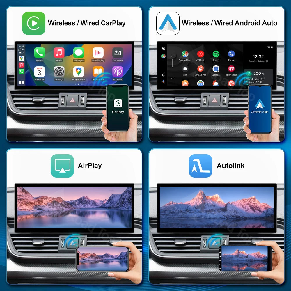 Car Radio Multimedia Display Wireless CarPlay For Audi Q5 2018-2019 12.3'' Linux Touch Scr | AUTOKITSHOP