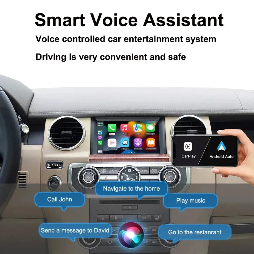 Original Screen Upgrade Wireless Carplay Android Auto Adapter For Land Rover DISCOVERY 4 2
