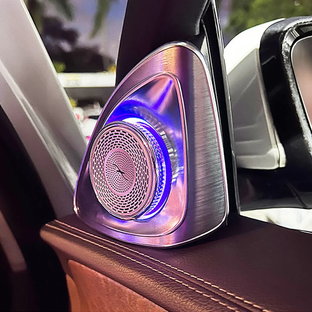 RGB 4D Rotating Tweeter Speaker for Mercedes X253 W213 W222 - RGB LED Ambient Speaker Car Interior Light