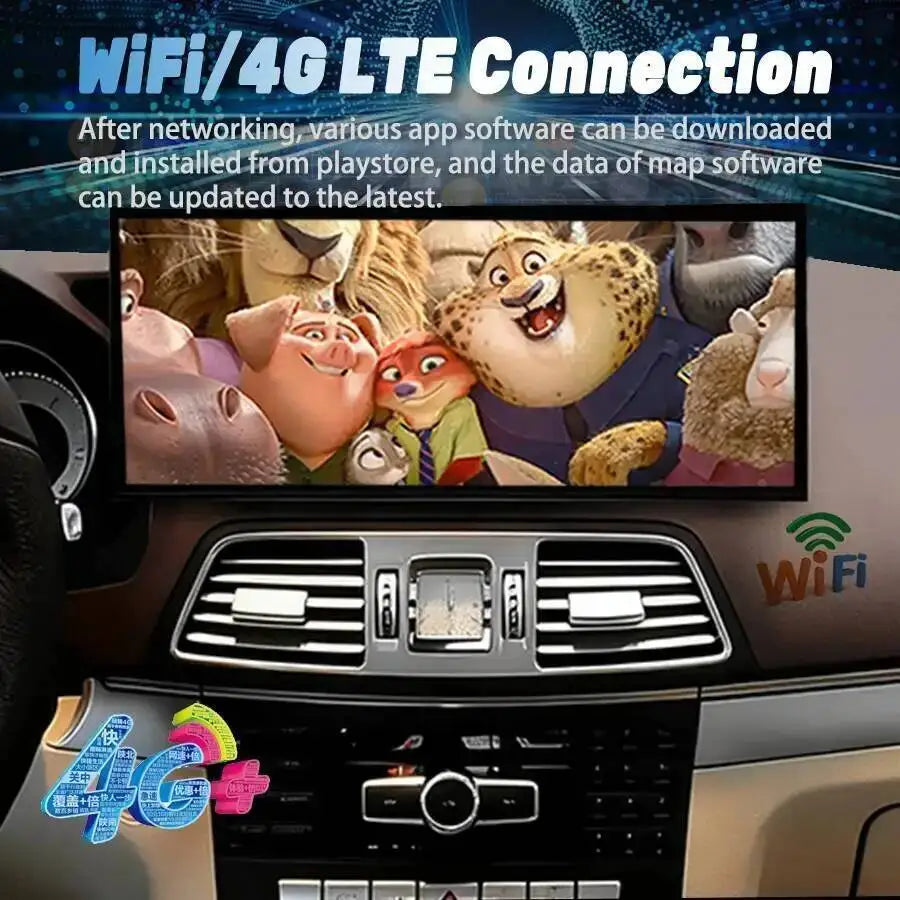 For Mercedes Benz E Class W212 E260 E300 E350 Car Radio GPS Navigation Android Auto CarPla | AUTOKITSHOP