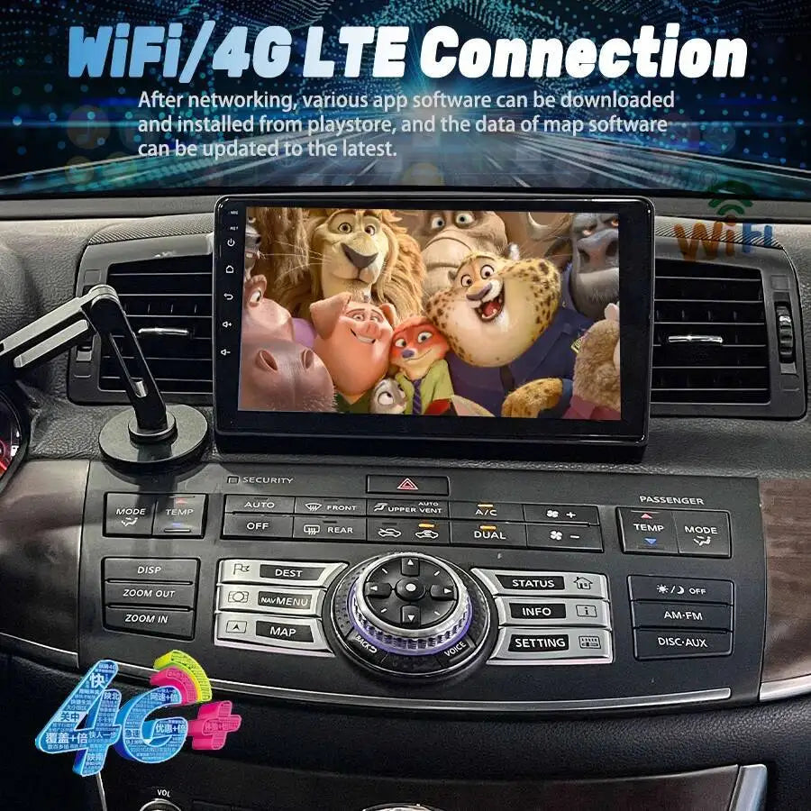 For Infiniti M35 2007-2010 Android 15 Car Radio GPS Navigation Auto Stereo Screen Multimed