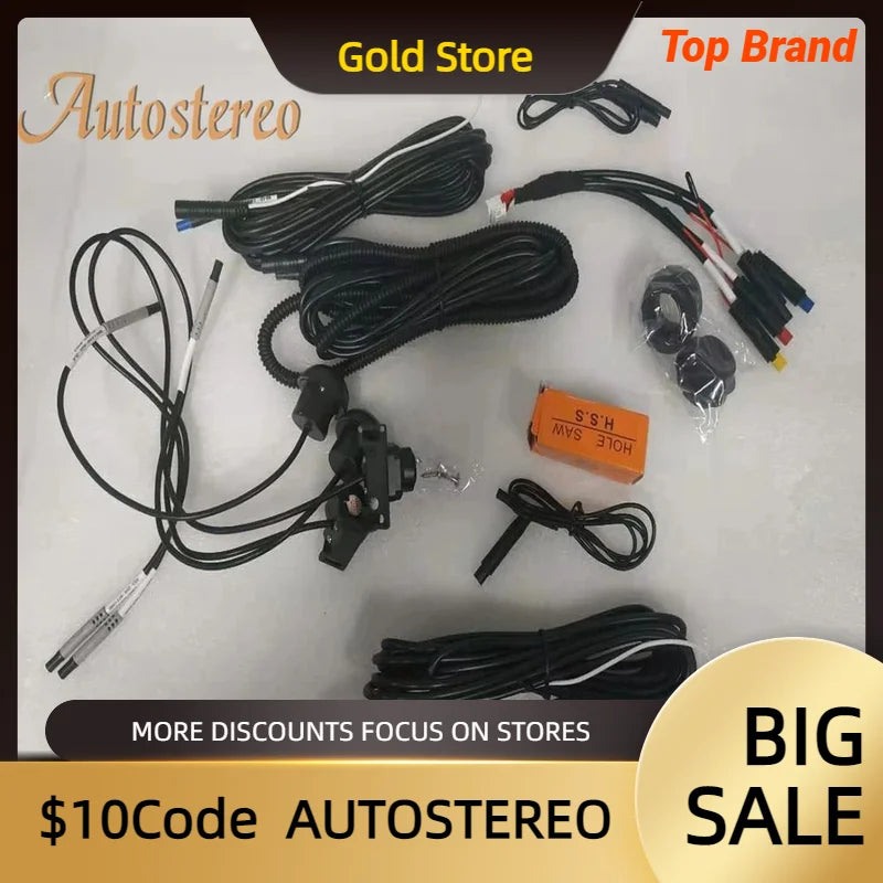 Built in Android Device 1080P 3D 360 Degree Cameras The Car Bird View System Reverse Camer