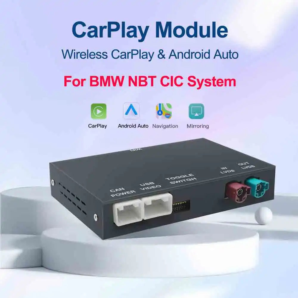 Wireless CarPlay Android For BMW NBT CIC System