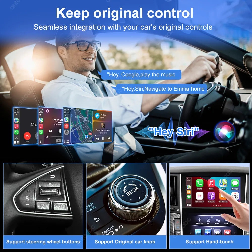 Wireless CarPlay Box for Infiniti 8 inch Screen 2015-2019 Q50 Q60 Q50L QX50 Armada Y62 And | AUTOKITSHOP
