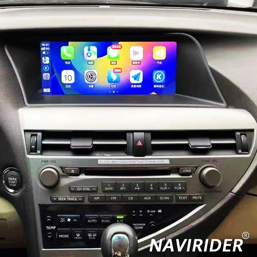 GPS Navigation Bluetooth For LEXUS RX270 RX350 2009 - 2015 2Din Android 14 Carplay Screen