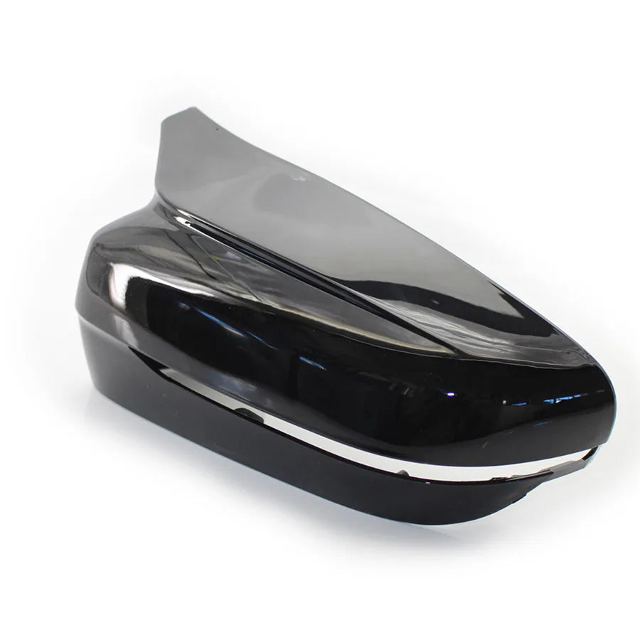 Black Gloss Rear View Side Mirror Covers for BMW G30 G20 18-2020