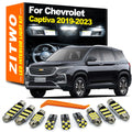 ZITWO 8Pcs For Chevrolet Chevy New Captiva 2019 2020 2021 2022 2023 LED Interior Dome Map Readin - Canbus LED Car Light