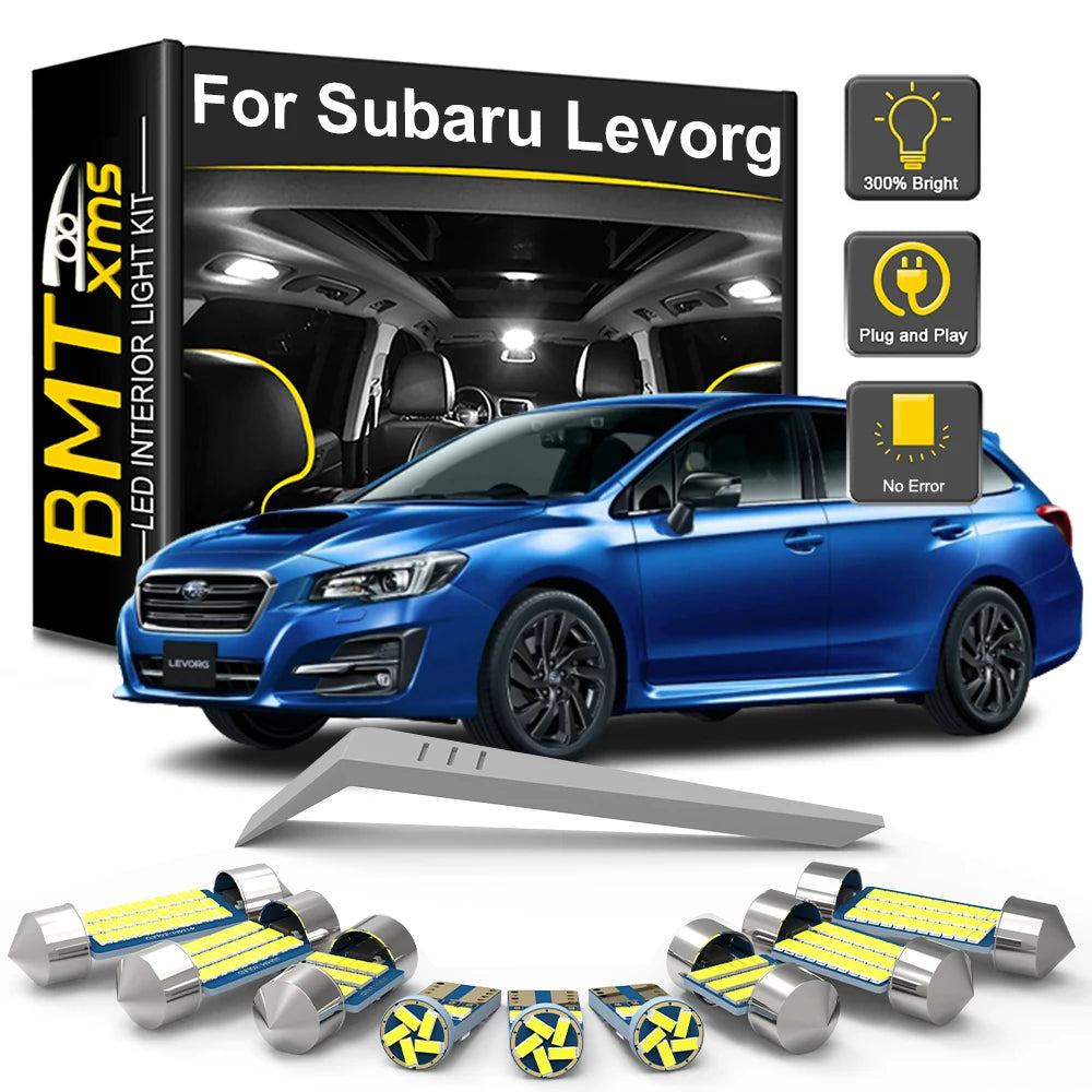 9-Piece LED Interior Light Kit for Subaru Levorg - Canbus Error-Free Bulbs | AUTOKITSHOP