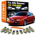 ZITWO 10Pcs No Error For Alfa Romeo 156 1998 1999 2000 2001 2002 2003 2004 2005 LED Interior Lig - Canbus LED Car Light