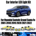 LED Interior Light Kit for Hyundai Santafe Grand Santa Fe 2001- 2021 - Canbus Dome Map Door Trunk Bulbs | AUTOKITSHOP