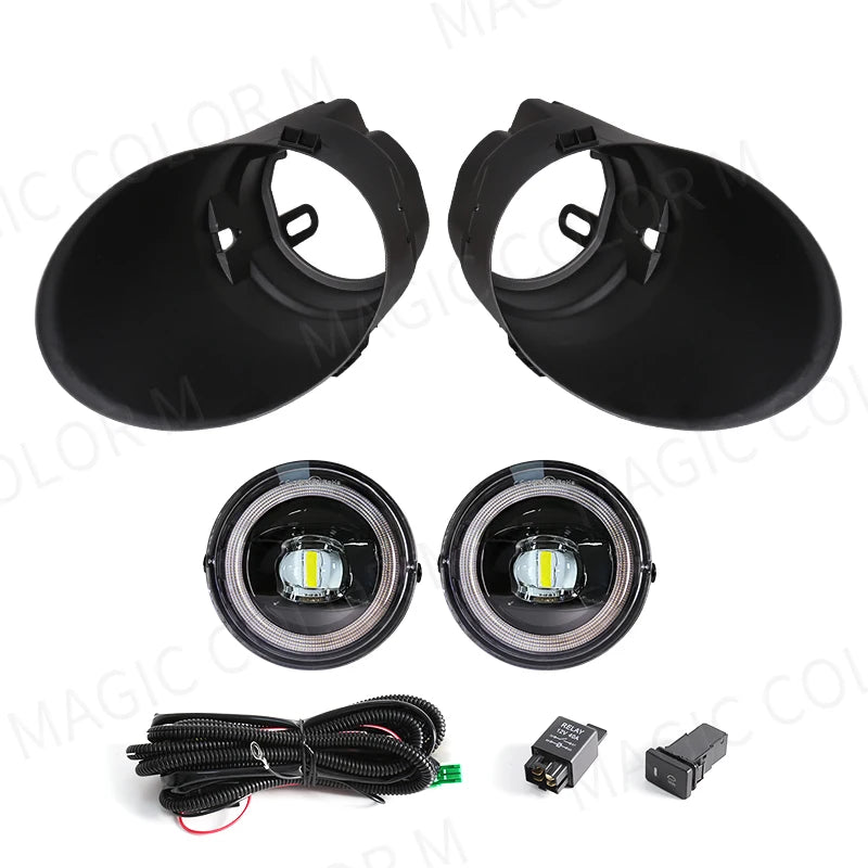 LED Fog Light Angel Eyes For Toyota Tacoma Tundra Sequoia 2005 2006 2007 2008 2009 2010 20 | AUTOKITSHOP