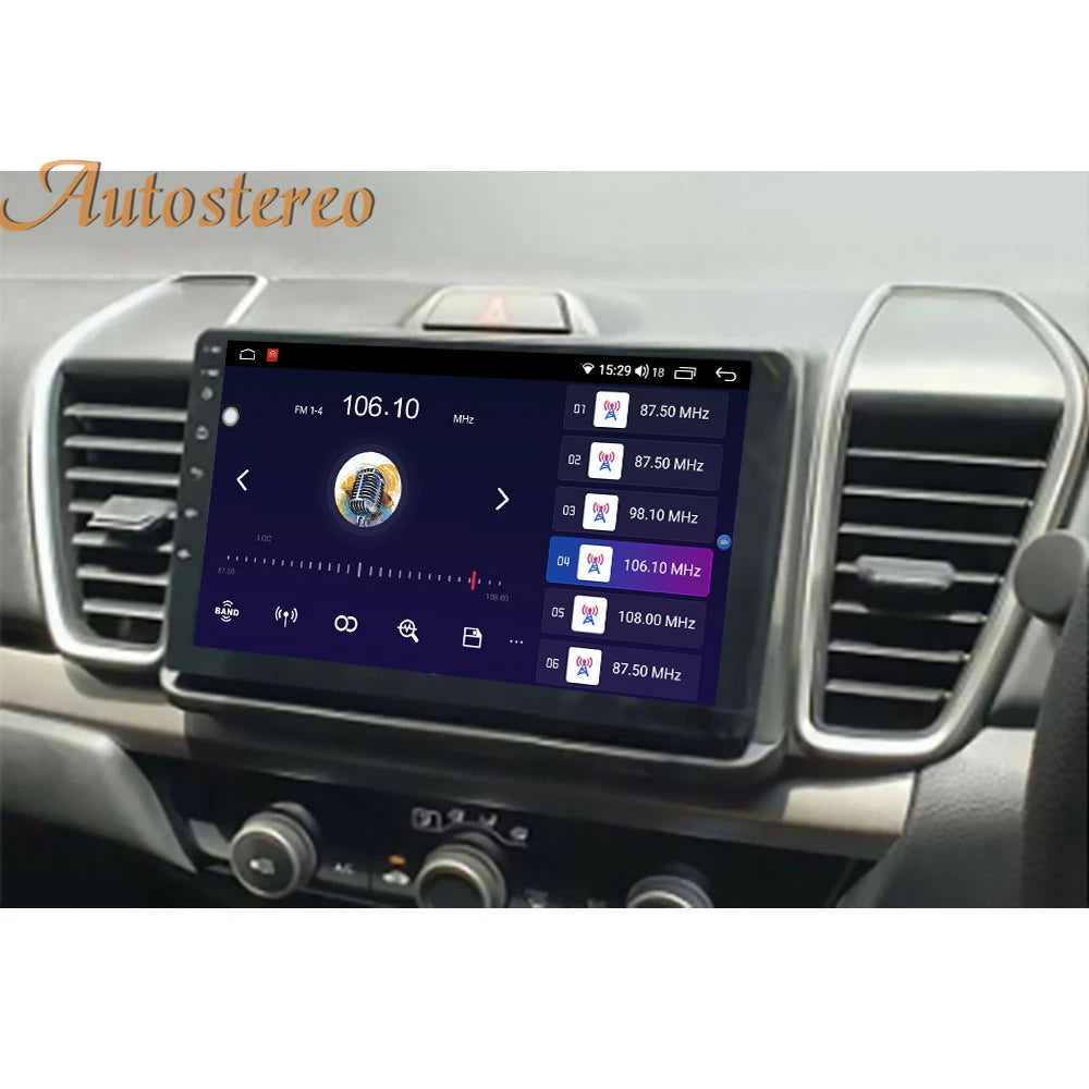 Carplay Android13 Car Media Player GPS Navigation For Honda City 2021 2022-25 Auto Radio S