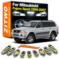 ZITWO 13Pcs LED Interior Light Plate Bulb Kit For Mitsubishi Pajero Shogun Monte for Mitsubishi MK1 1997-2003 - Canbus L