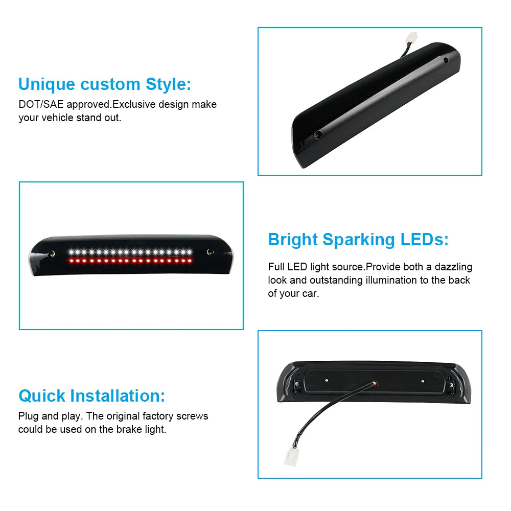 3RD Third High-Level Brake Stop Light For Dodge Ram 2500 3500 1500 2003-2008 LED High Moun
