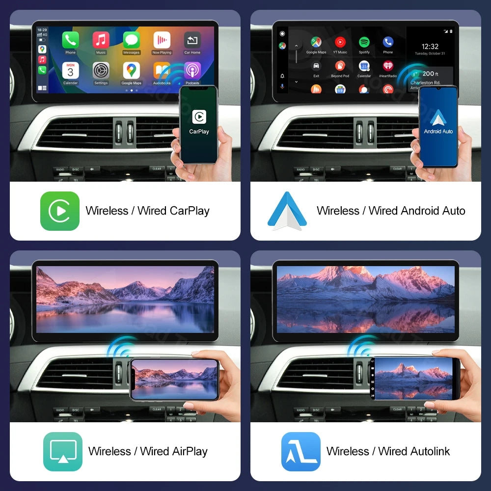 Linux Touch Screen for Mercedes Benz C Class W204 S204 2011-2012 Wireless Carplay Android