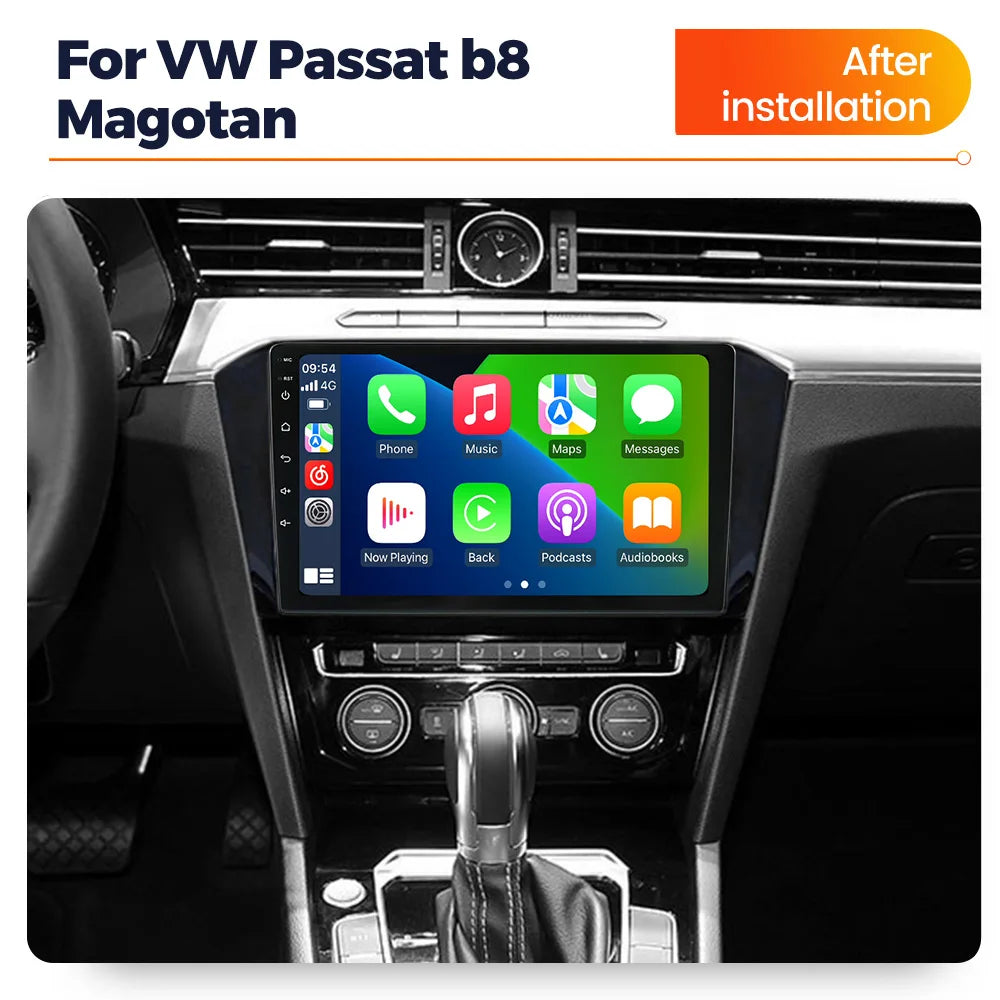 Wireless Carplay Android Autoradio For VW Passat b8 Magotan Android 14 Car Radio intellige