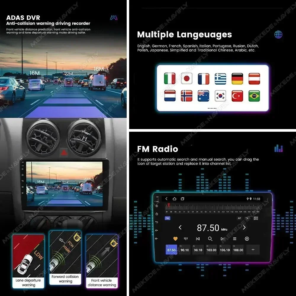Android 14 Wireless Carplay Auto Car Radio for KlA Morning Picanto 2007-2011 Multimedia Vi | AUTOKITSHOP