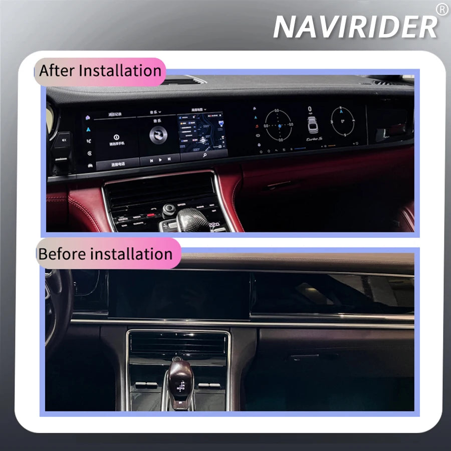 12.3+12.3Inch Interactive Car Radio For Porsche Panamera 2017-2023 Upgraded 2024 New Displ | AUTOKITSHOP