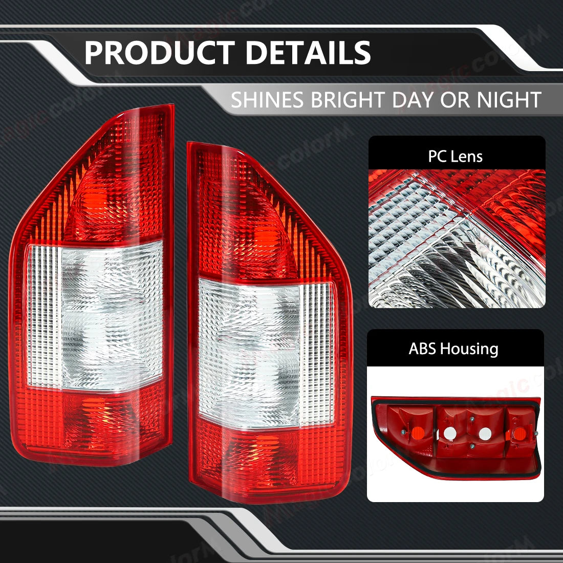 Left Right Tail Lamp For Mercedes-Benz Sprinter 1995 1996 1997-2006 Rear Brake Turn Signal | AUTOKITSHOP
