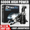 H4 H7 LED Headlight Mini Lens Projector H11 H9 9005 HB3 9006 HB4 H8 1:1 Mini Wireless Plug
